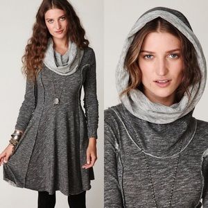 Free People Beach "Frances" Cowl Neck Cotton Dress